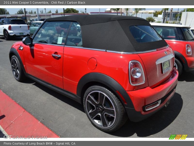 Chili Red / Carbon Black 2011 Mini Cooper S Convertible