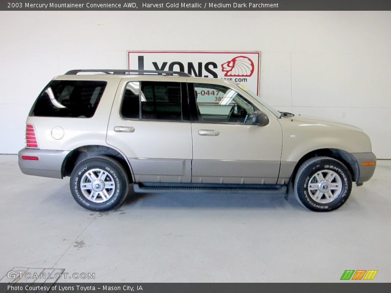 Harvest Gold Metallic / Medium Dark Parchment 2003 Mercury Mountaineer Convenience AWD