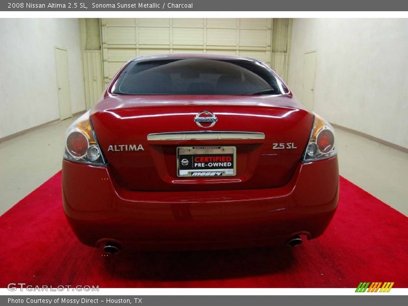 Sonoma Sunset Metallic / Charcoal 2008 Nissan Altima 2.5 SL