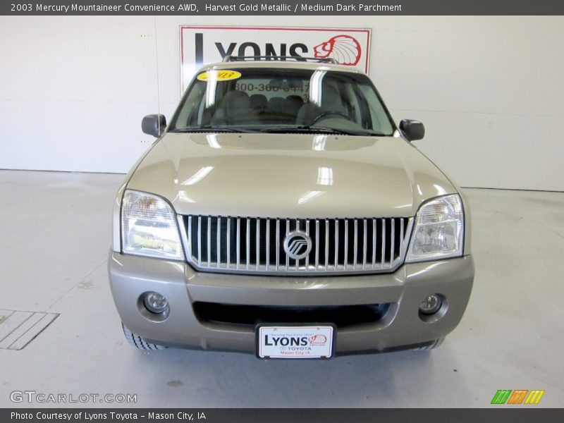 Harvest Gold Metallic / Medium Dark Parchment 2003 Mercury Mountaineer Convenience AWD