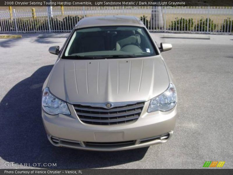 Light Sandstone Metallic / Dark Khaki/Light Graystone 2008 Chrysler Sebring Touring Hardtop Convertible
