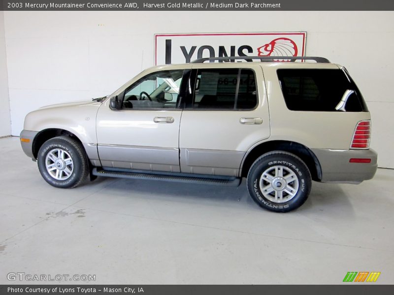 Harvest Gold Metallic / Medium Dark Parchment 2003 Mercury Mountaineer Convenience AWD