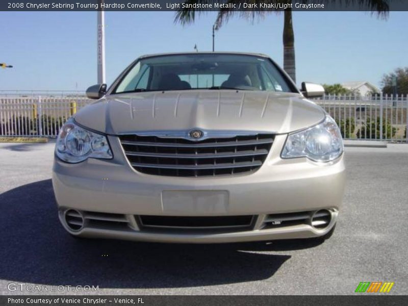 Light Sandstone Metallic / Dark Khaki/Light Graystone 2008 Chrysler Sebring Touring Hardtop Convertible