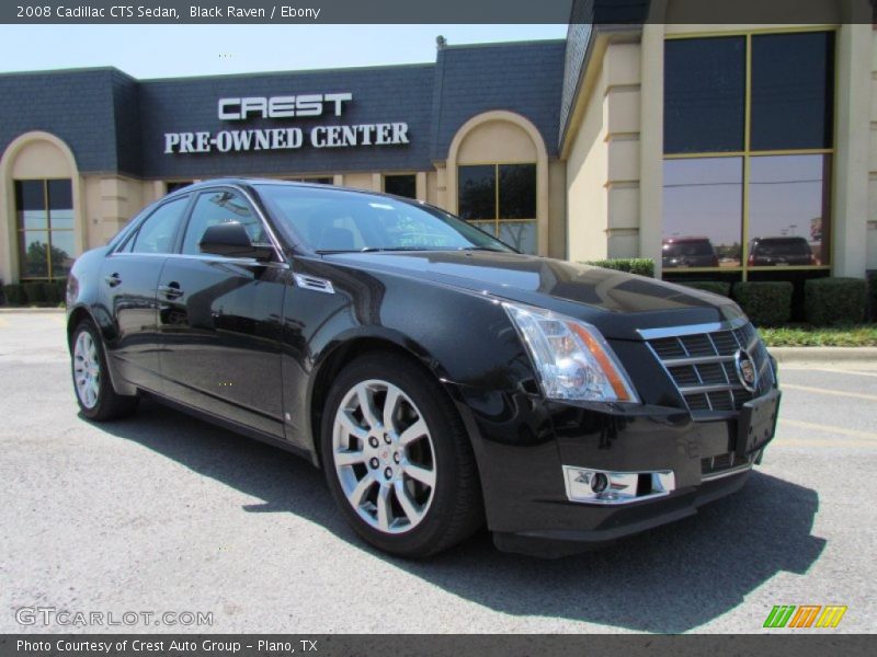 Black Raven / Ebony 2008 Cadillac CTS Sedan