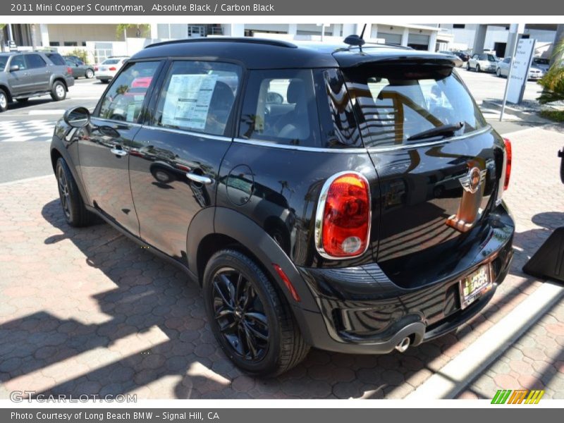 Absolute Black / Carbon Black 2011 Mini Cooper S Countryman