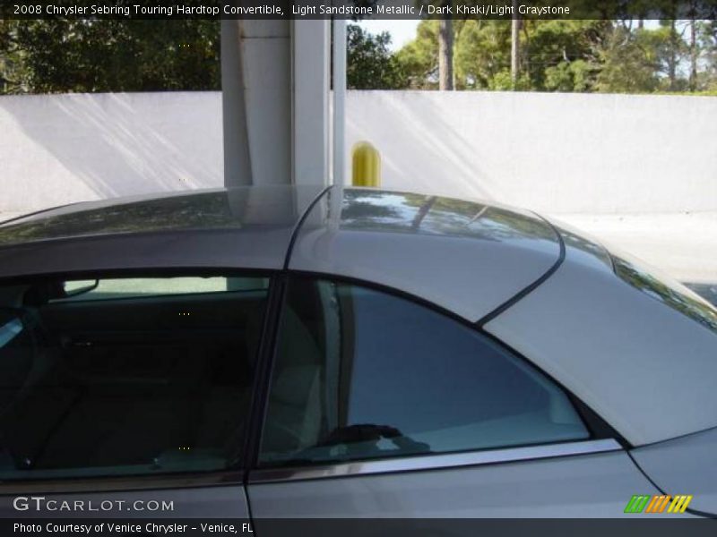 Light Sandstone Metallic / Dark Khaki/Light Graystone 2008 Chrysler Sebring Touring Hardtop Convertible