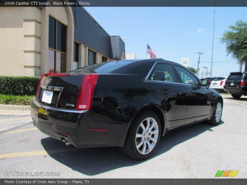 Black Raven / Ebony 2008 Cadillac CTS Sedan