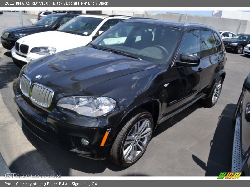 Black Sapphire Metallic / Black 2012 BMW X5 xDrive50i