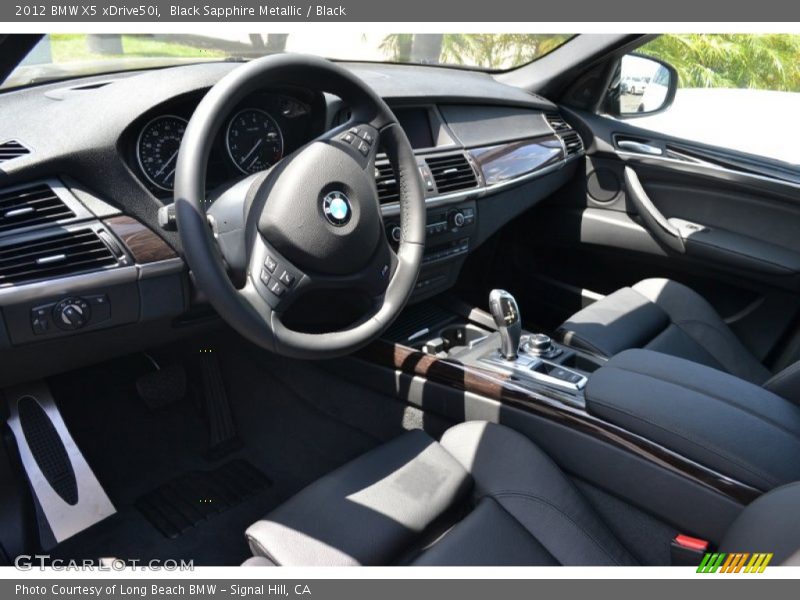 Black Sapphire Metallic / Black 2012 BMW X5 xDrive50i