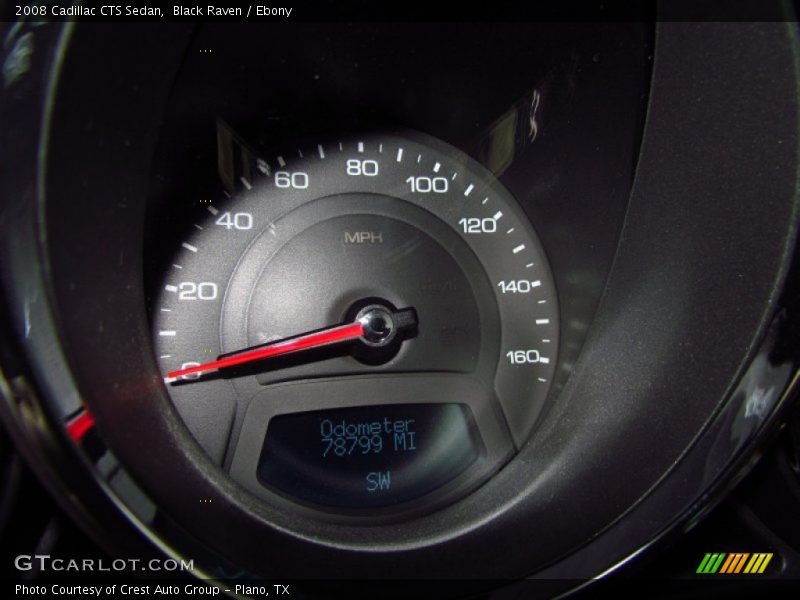 Black Raven / Ebony 2008 Cadillac CTS Sedan