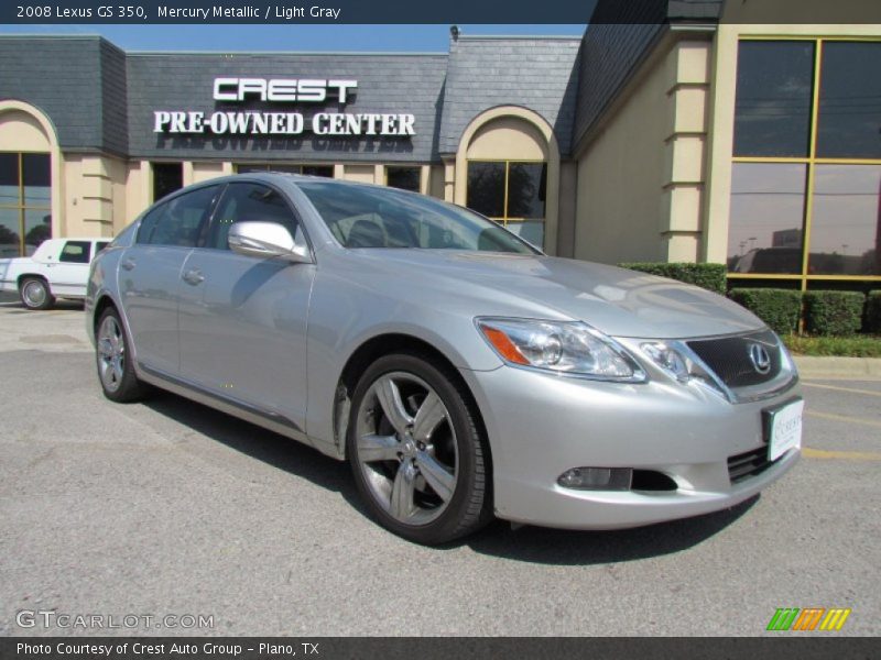 Mercury Metallic / Light Gray 2008 Lexus GS 350