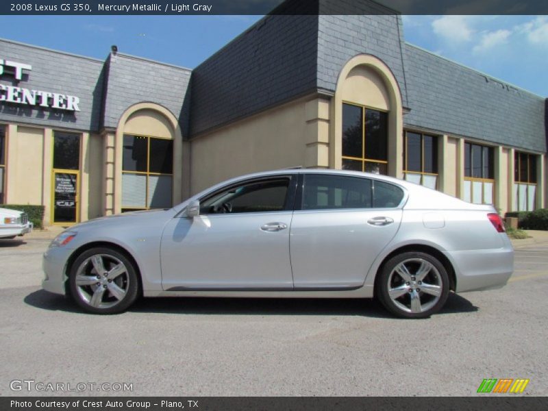 Mercury Metallic / Light Gray 2008 Lexus GS 350