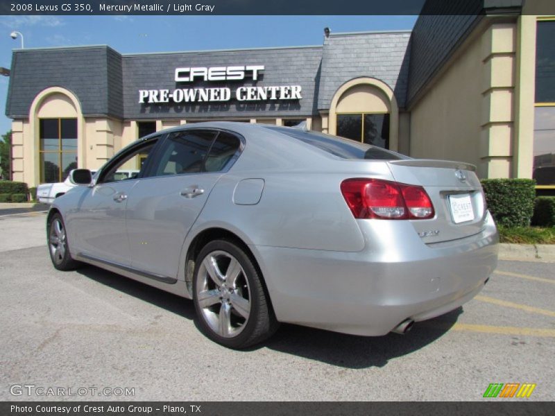 Mercury Metallic / Light Gray 2008 Lexus GS 350