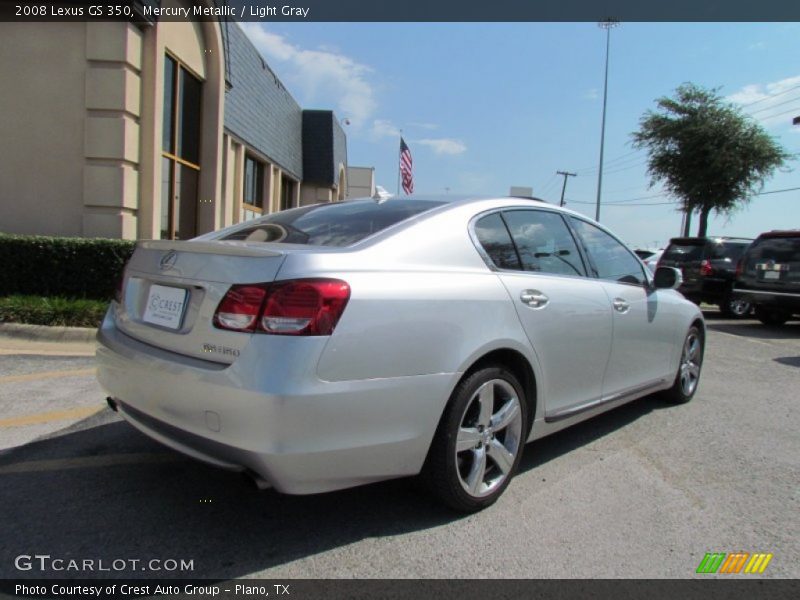 Mercury Metallic / Light Gray 2008 Lexus GS 350