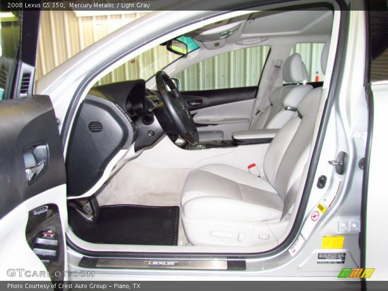 Mercury Metallic / Light Gray 2008 Lexus GS 350