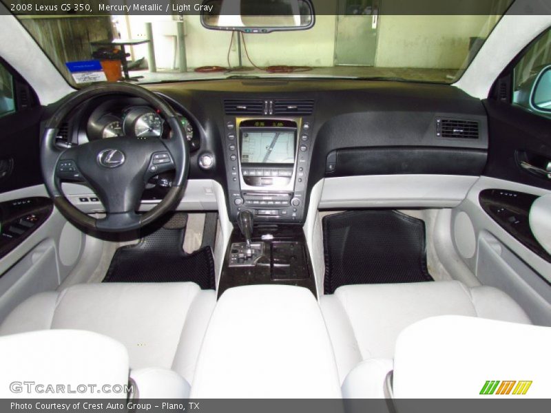 Mercury Metallic / Light Gray 2008 Lexus GS 350