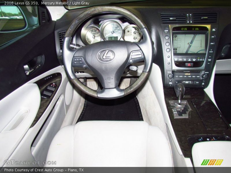 Mercury Metallic / Light Gray 2008 Lexus GS 350