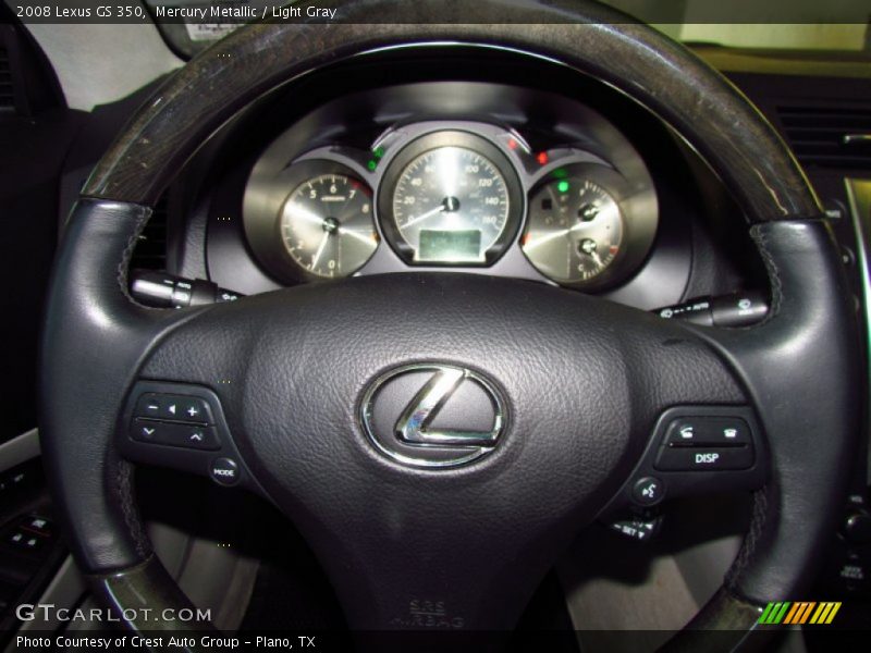 Mercury Metallic / Light Gray 2008 Lexus GS 350