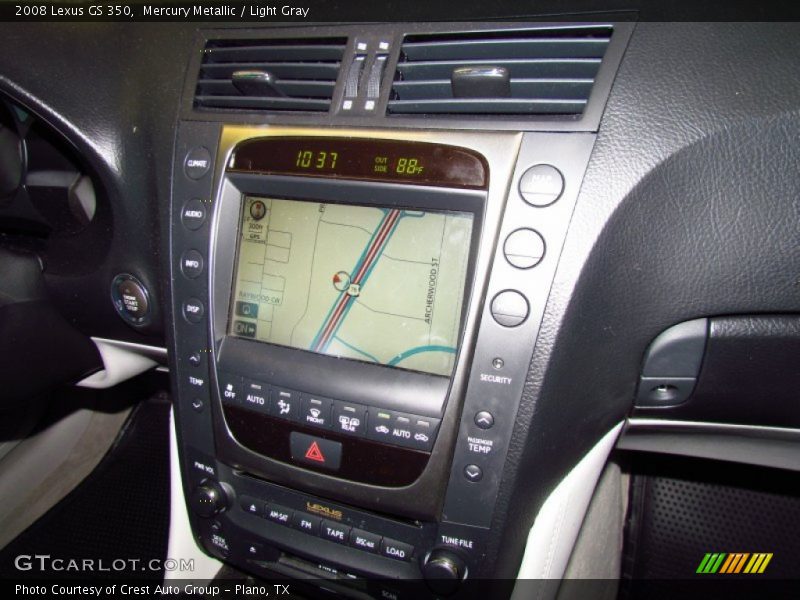 Mercury Metallic / Light Gray 2008 Lexus GS 350