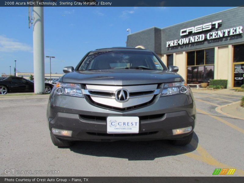 Sterling Gray Metallic / Ebony 2008 Acura MDX Technology