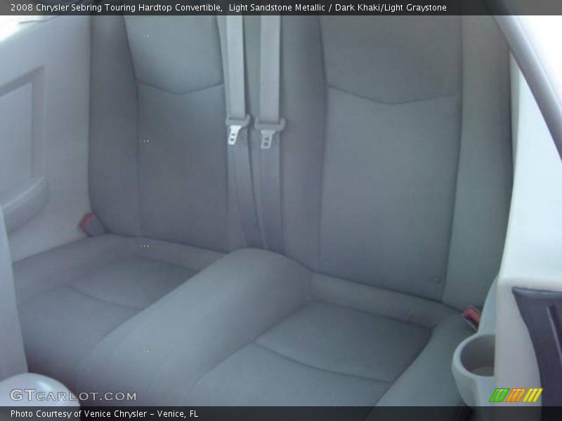Light Sandstone Metallic / Dark Khaki/Light Graystone 2008 Chrysler Sebring Touring Hardtop Convertible