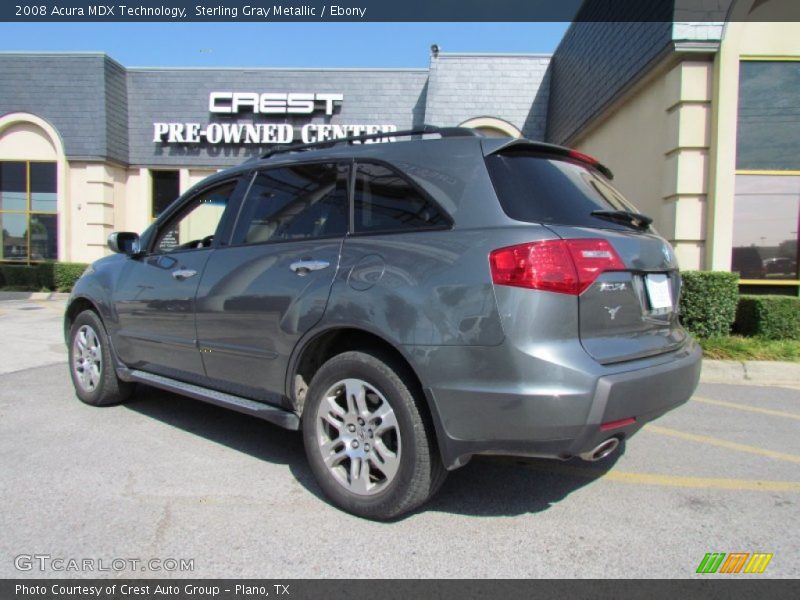 Sterling Gray Metallic / Ebony 2008 Acura MDX Technology