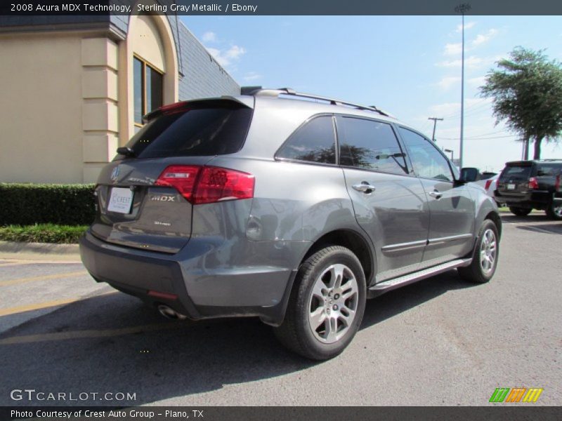 Sterling Gray Metallic / Ebony 2008 Acura MDX Technology