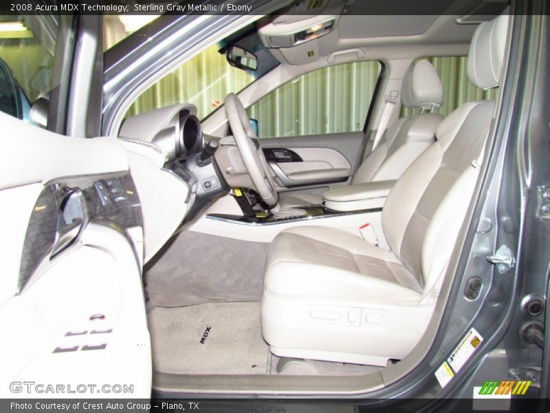 Sterling Gray Metallic / Ebony 2008 Acura MDX Technology