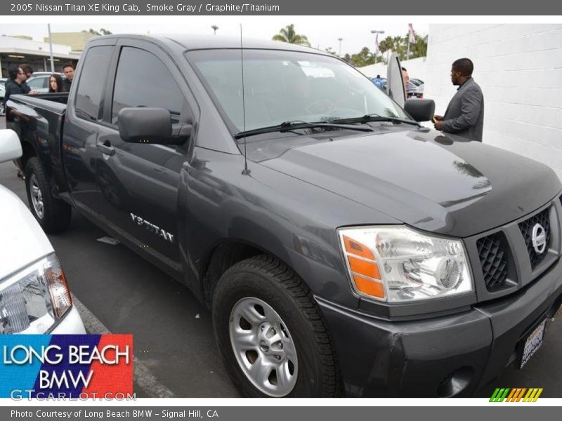 Smoke Gray / Graphite/Titanium 2005 Nissan Titan XE King Cab