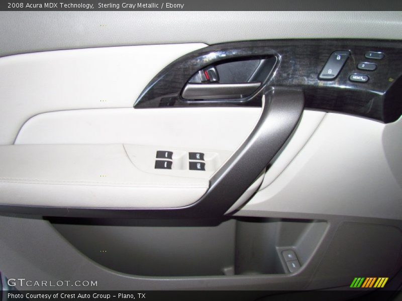 Sterling Gray Metallic / Ebony 2008 Acura MDX Technology