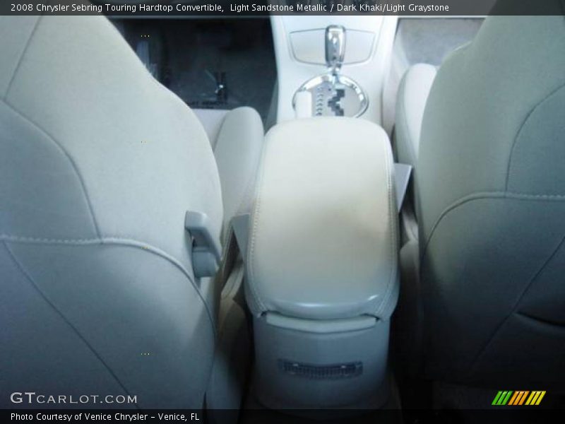 Light Sandstone Metallic / Dark Khaki/Light Graystone 2008 Chrysler Sebring Touring Hardtop Convertible