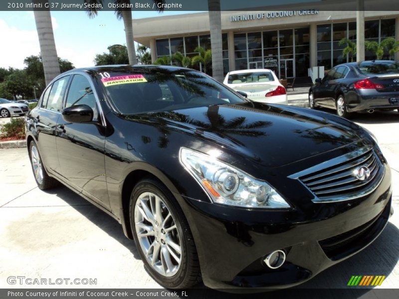 Obsidian Black / Graphite 2010 Infiniti G 37 Journey Sedan