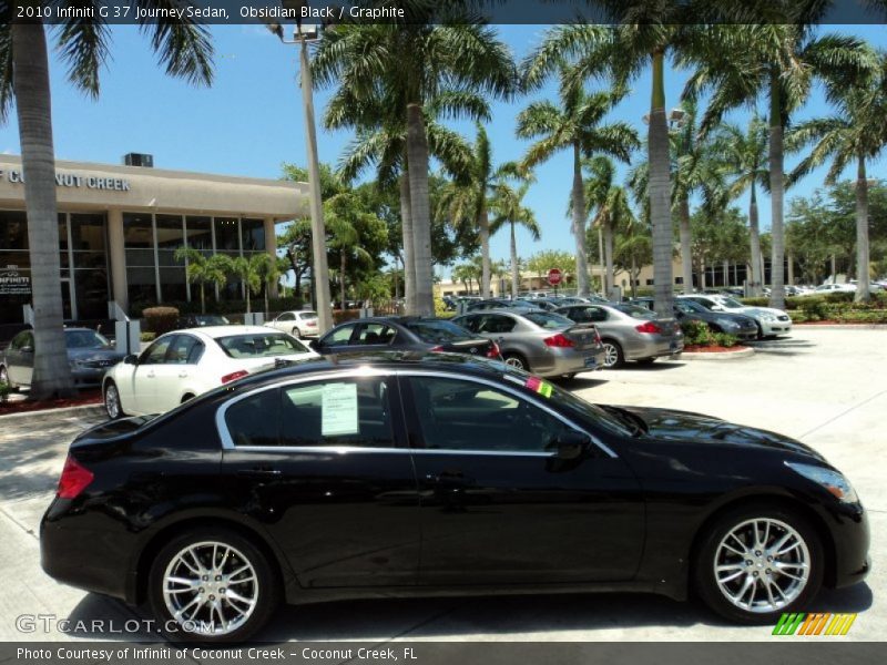 Obsidian Black / Graphite 2010 Infiniti G 37 Journey Sedan
