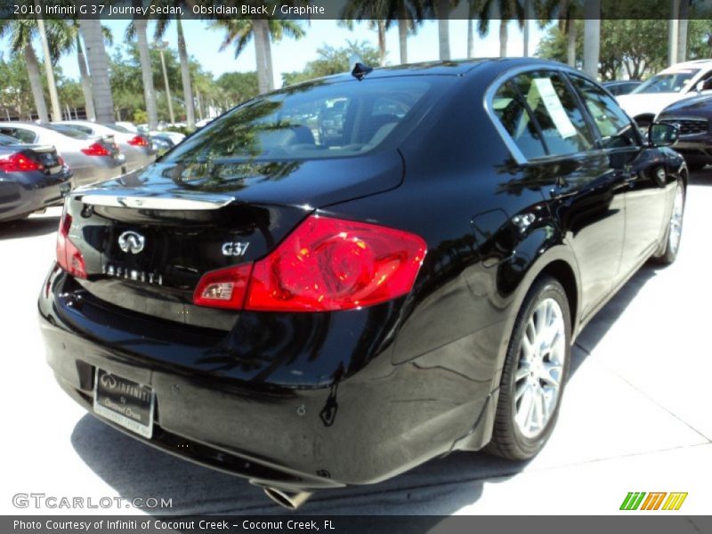 Obsidian Black / Graphite 2010 Infiniti G 37 Journey Sedan
