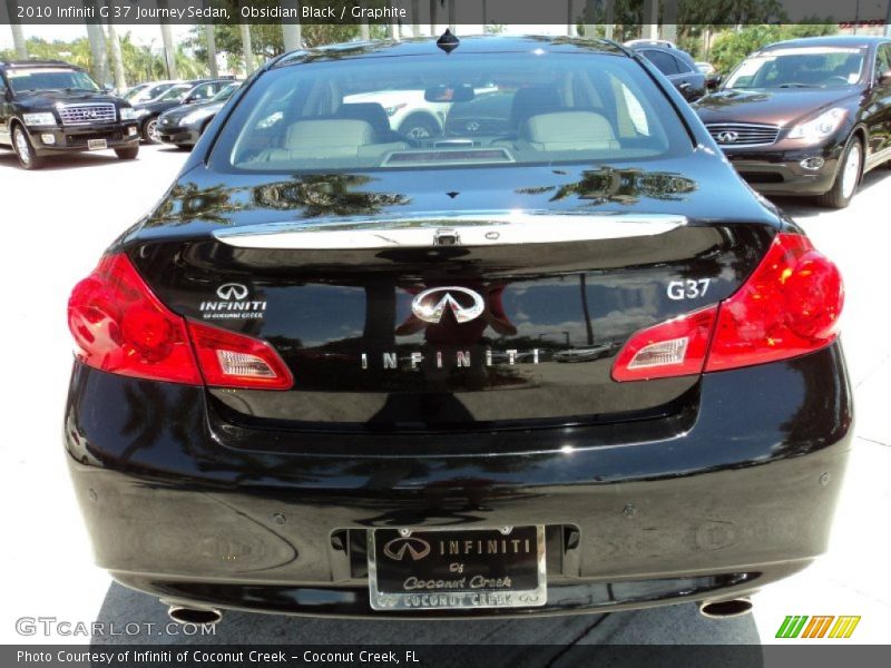 Obsidian Black / Graphite 2010 Infiniti G 37 Journey Sedan