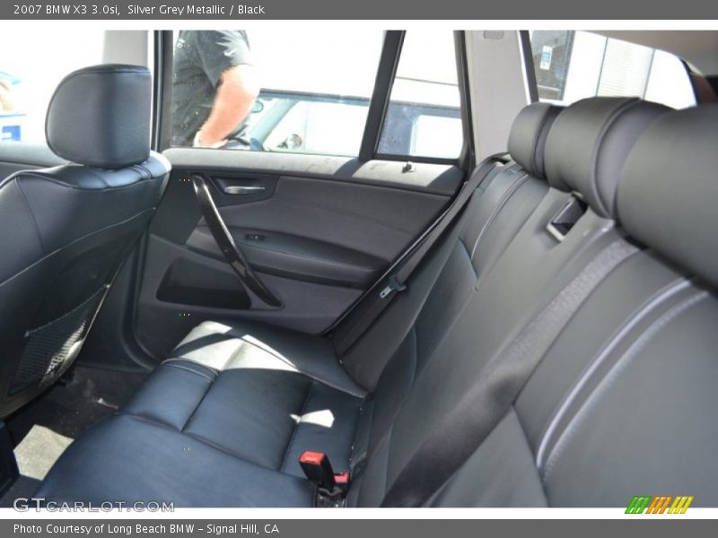 Silver Grey Metallic / Black 2007 BMW X3 3.0si