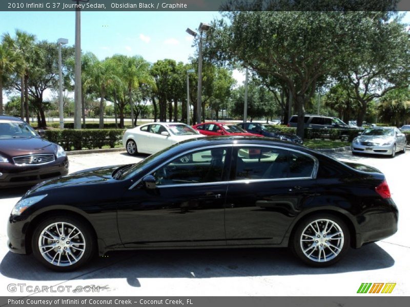 Obsidian Black / Graphite 2010 Infiniti G 37 Journey Sedan