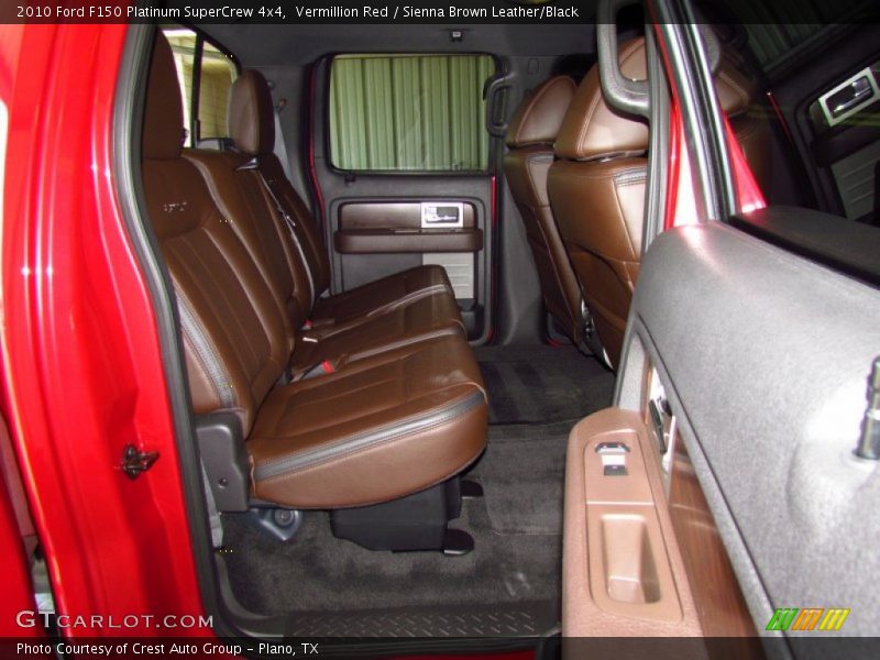 Vermillion Red / Sienna Brown Leather/Black 2010 Ford F150 Platinum SuperCrew 4x4