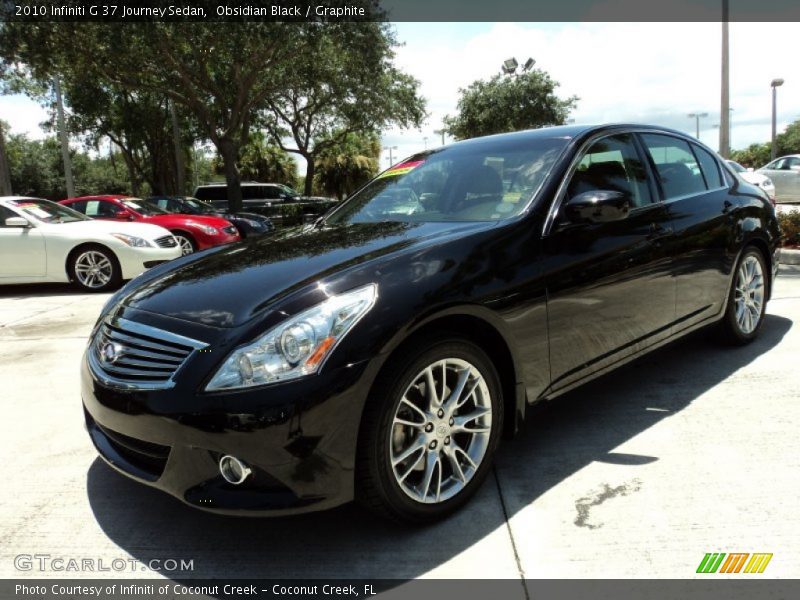Obsidian Black / Graphite 2010 Infiniti G 37 Journey Sedan