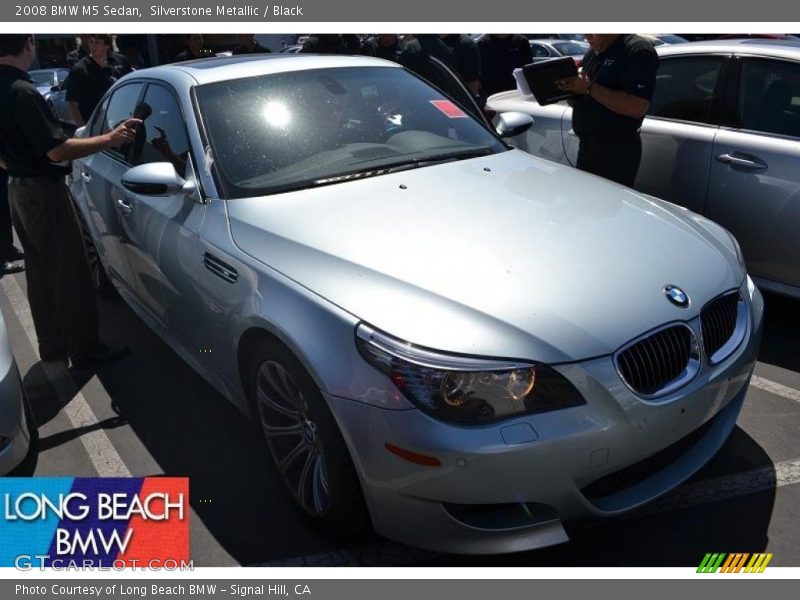 Silverstone Metallic / Black 2008 BMW M5 Sedan