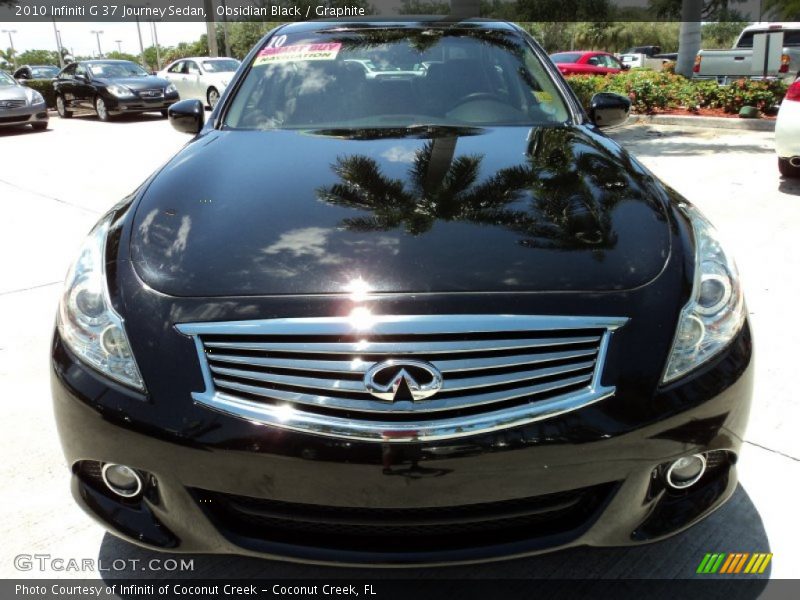 Obsidian Black / Graphite 2010 Infiniti G 37 Journey Sedan
