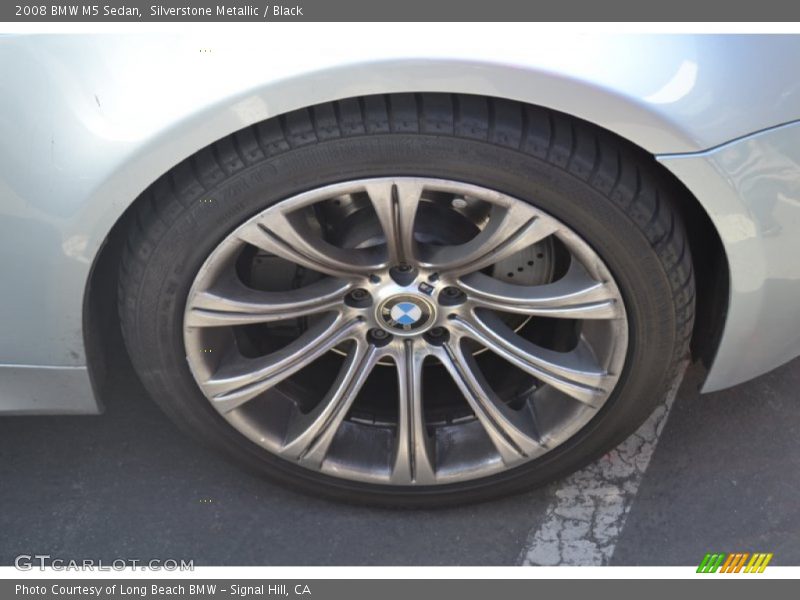 Silverstone Metallic / Black 2008 BMW M5 Sedan