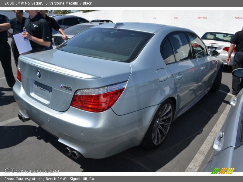 Silverstone Metallic / Black 2008 BMW M5 Sedan