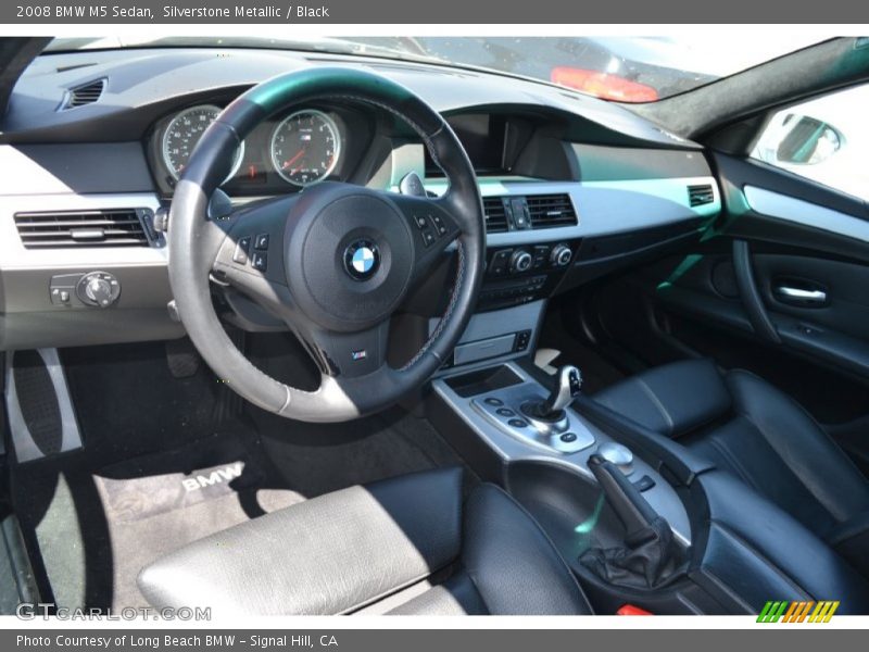 Silverstone Metallic / Black 2008 BMW M5 Sedan