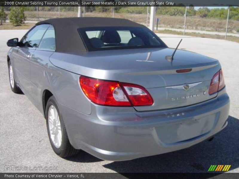Silver Steel Metallic / Dark Slate Gray/Light Slate Gray 2008 Chrysler Sebring Touring Convertible