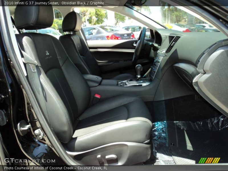 Obsidian Black / Graphite 2010 Infiniti G 37 Journey Sedan