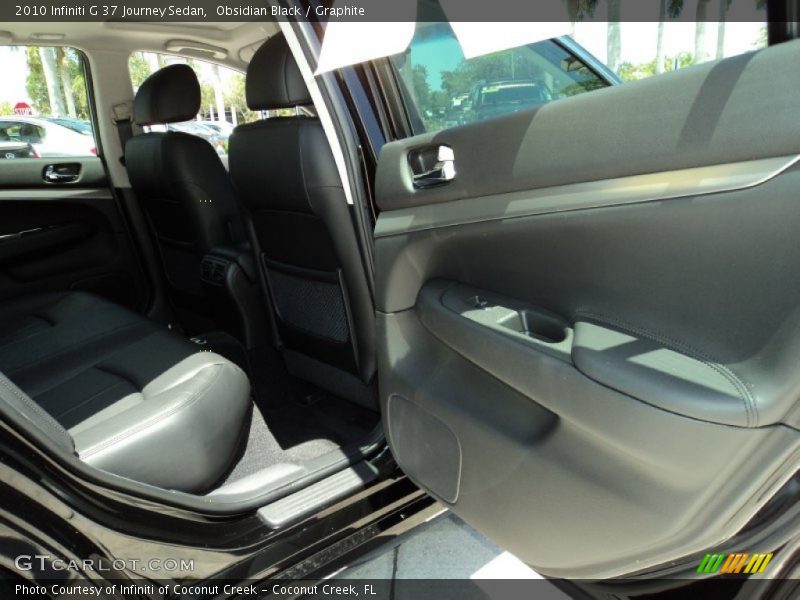 Obsidian Black / Graphite 2010 Infiniti G 37 Journey Sedan