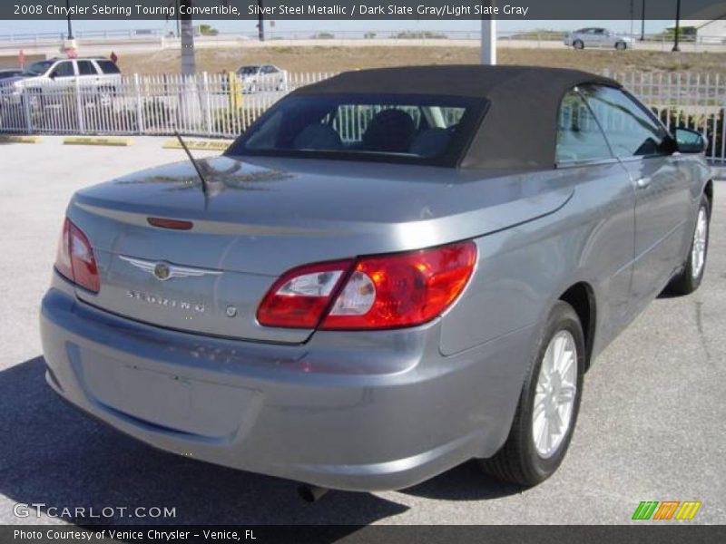 Silver Steel Metallic / Dark Slate Gray/Light Slate Gray 2008 Chrysler Sebring Touring Convertible