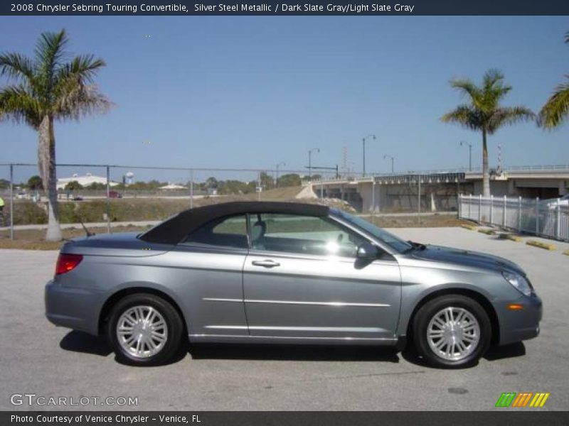 Silver Steel Metallic / Dark Slate Gray/Light Slate Gray 2008 Chrysler Sebring Touring Convertible