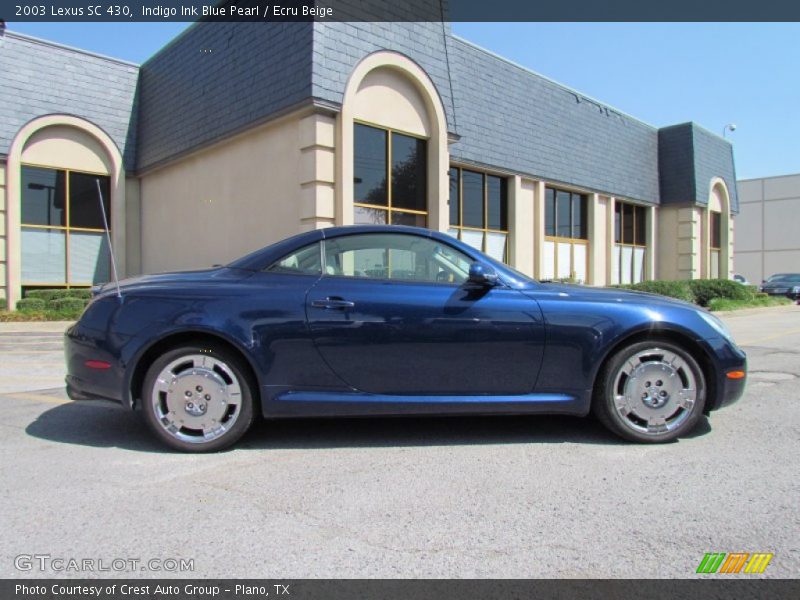 Indigo Ink Blue Pearl / Ecru Beige 2003 Lexus SC 430